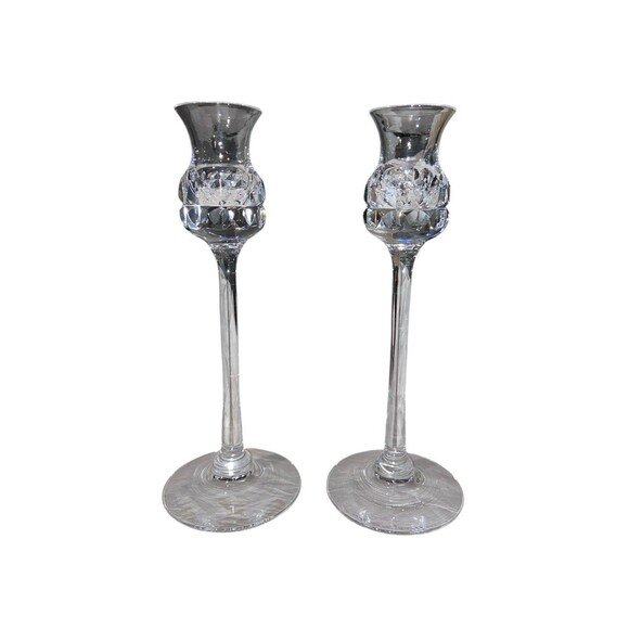 Kosta Boda - Crystal Candlesticks - Picture 1 of 2